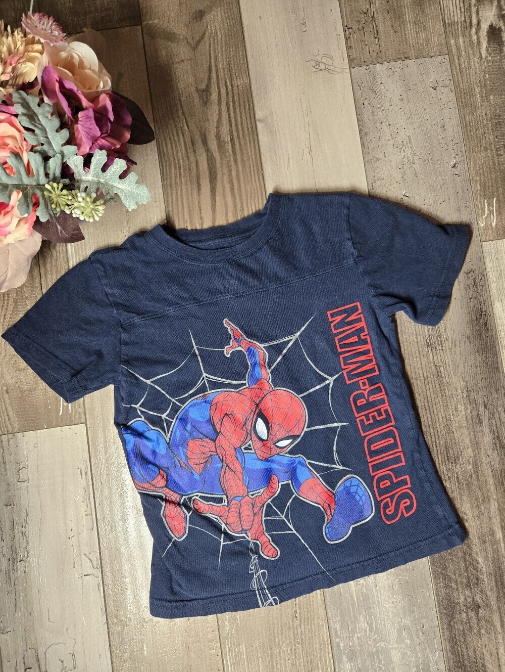 Marvel Spider‑Man Boys Graphic Tee – Size 5/6